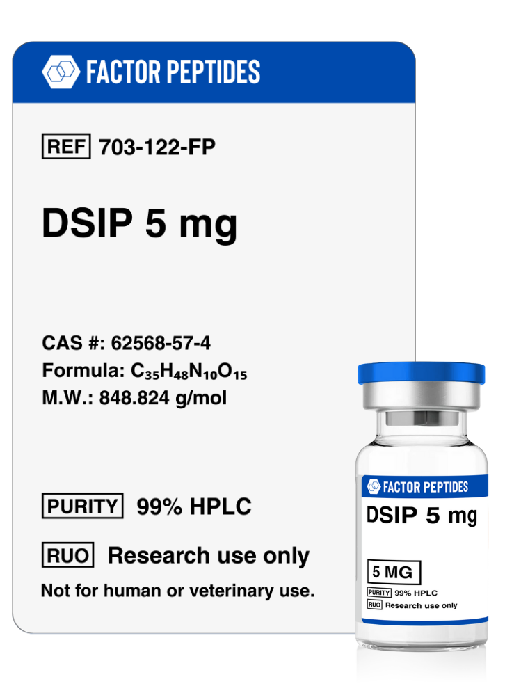 DSIP 5 mg - DSIP - Cognitive And Mental Enhancement Peptides