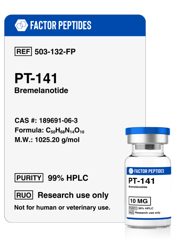 PT-141 Peptide - Reproductive Vitality Peptides - PT-141 10 mg