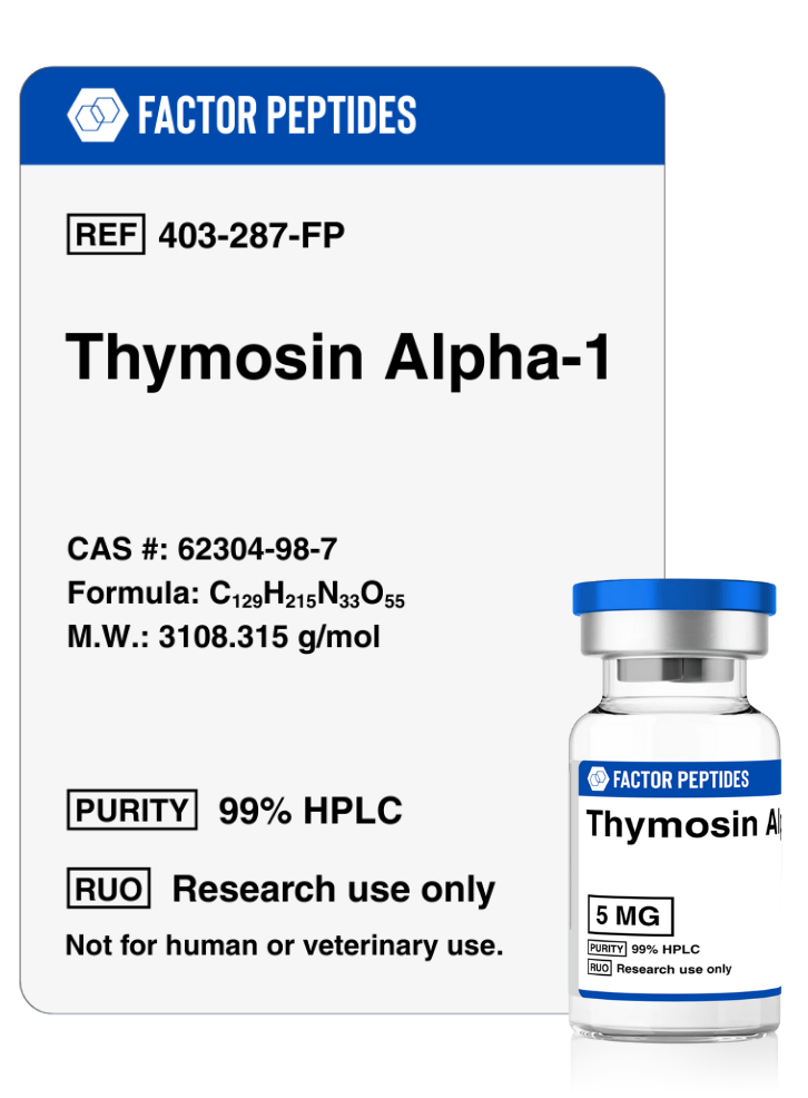 Thymosin Alpha-1 Peptide - Anti Aging Peptides - Factor Peptides